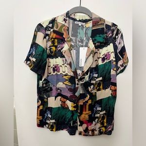 Reformation Cuba Decoupage Top